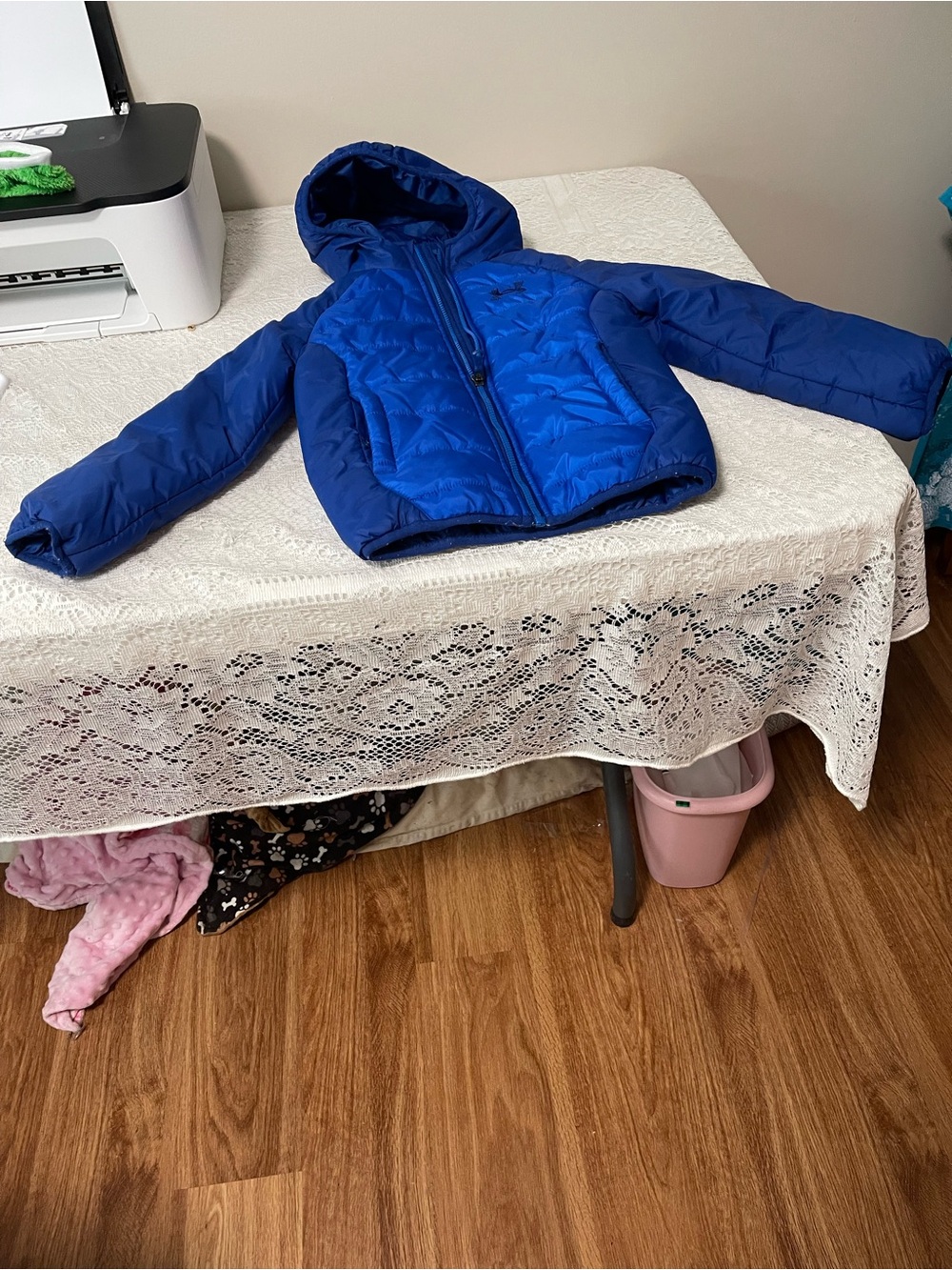 Under Armour Royal Blue Boys Hooded Puffer Jacket